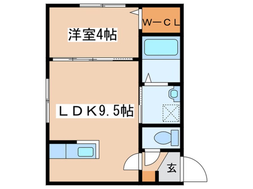 間取図 COMSA月寒中央