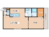 Cheval北10条 1LDKの間取り