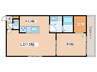 Cheval北10条 1LDKの間取り