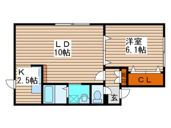 間取図 ショパンシャト－ノクタ－ン２７