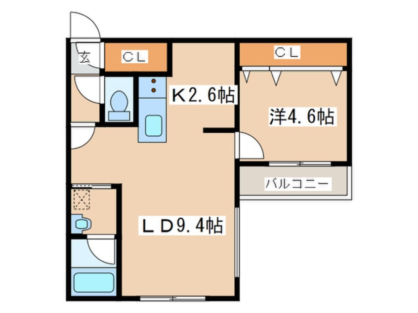 間取図 ピオネロ山鼻