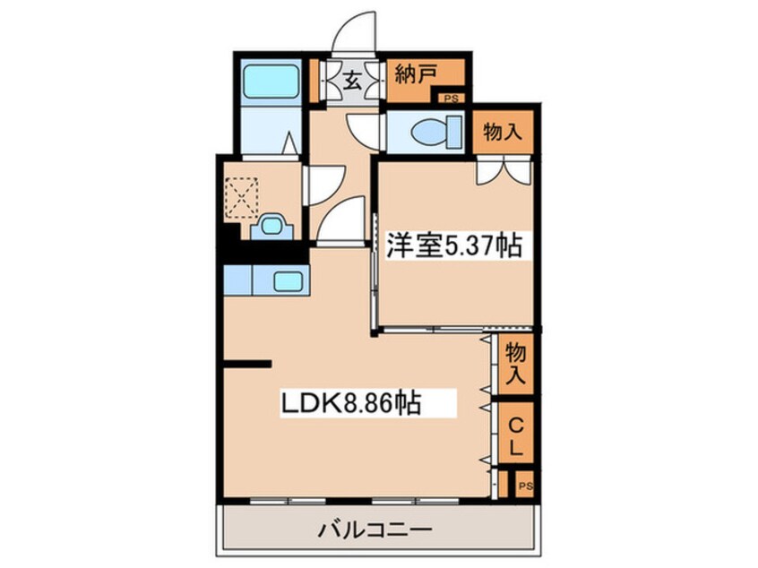 間取図 レジデンスカープ札幌