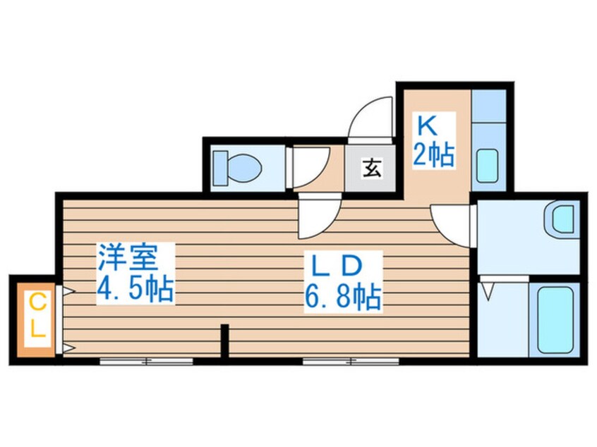 間取図 ＡＪ発寒