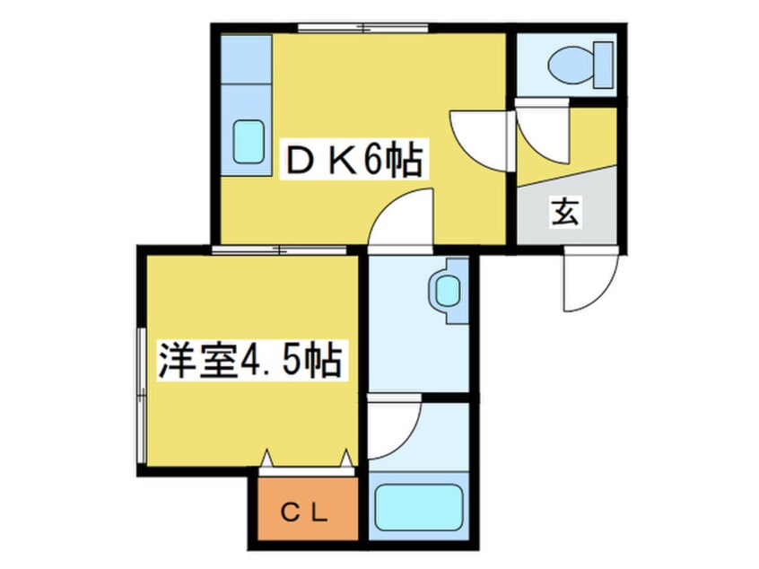 間取図 ヴィアルCity豊平