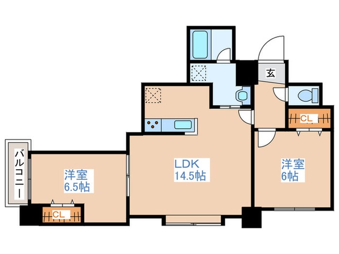 間取り図 ノヴァシャトン平岸