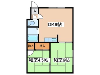 間取図 １７条ハイツ