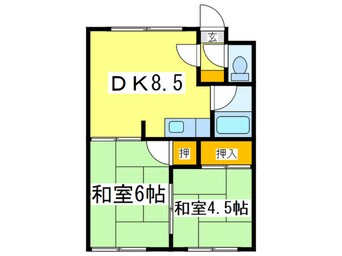 間取図 １７条ハイツ