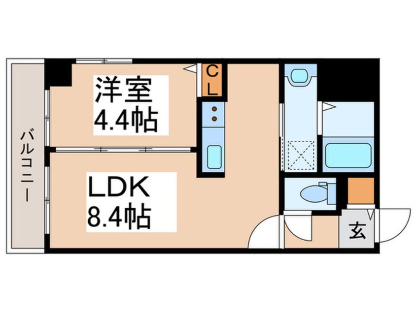 間取図 グランカーサ南6条
