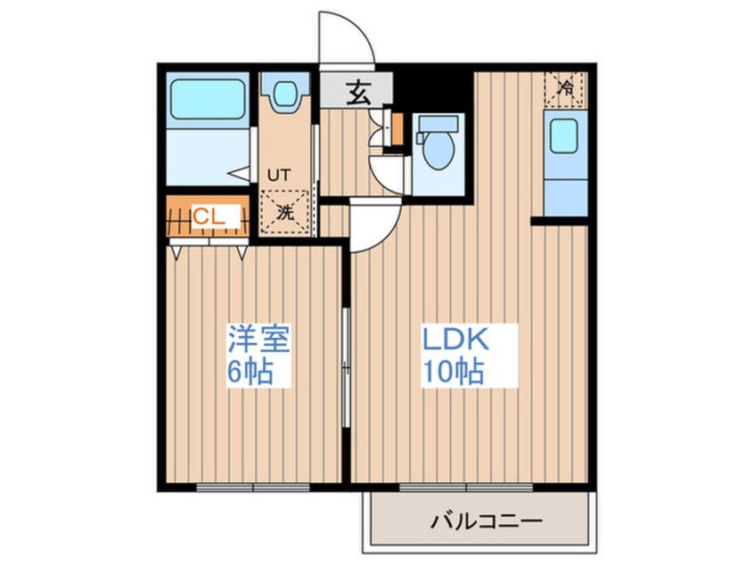 間取図 ウエストアゲン