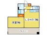 ラフレ28 1LDKの間取り