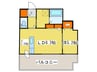 ラフレ28 1LDKの間取り