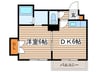 ピオネ－ロＮ１６ 1DKの間取り
