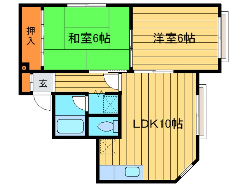 間取図 ウイスタリア西岡