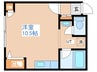 マイル－ム澄川 1Rの間取り