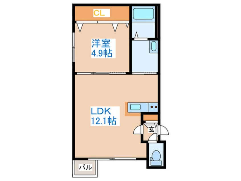 間取図 コアヒルズ