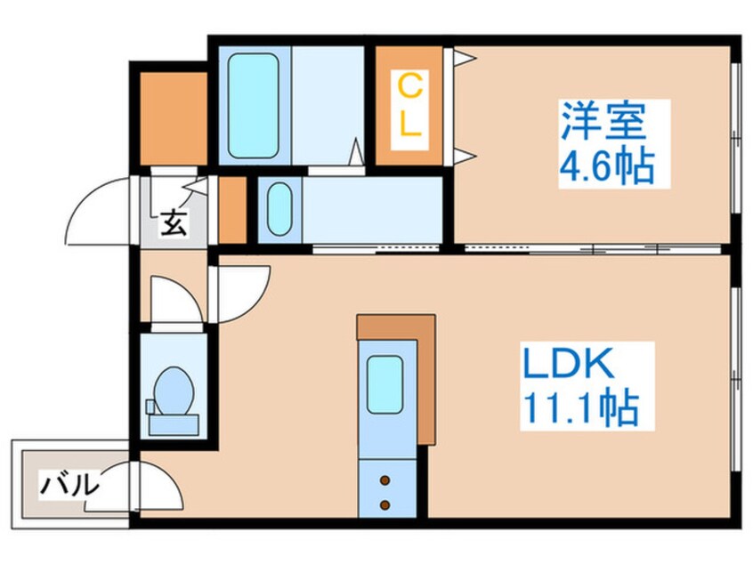 間取図 コアヒルズ