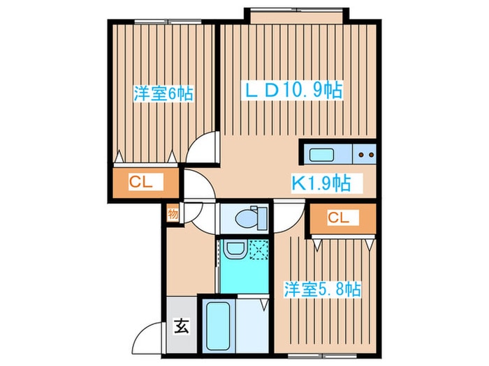 間取り図 パレットコートＫ