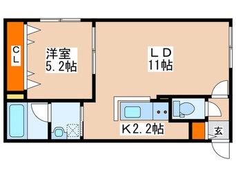 間取図 レインボーロード宮の森