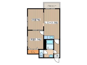 間取図 クイ－ンパレス２１