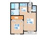 グランディール南５条 1LDKの間取り