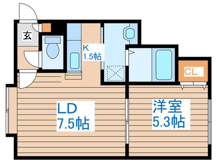間取り図 ル－エンハイム北郷
