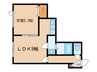 オルセット 1LDKの間取り