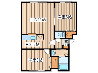 間取図 ボヌール２１０