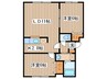 ボヌール２１０ 2LDKの間取り