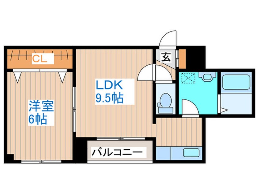 間取図 キャトレ－ル中島公園