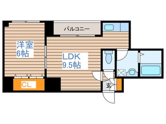 間取図 キャトレ－ル中島公園