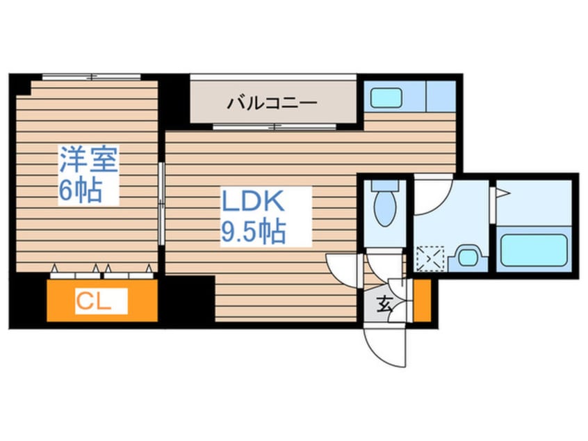 間取図 キャトレ－ル中島公園