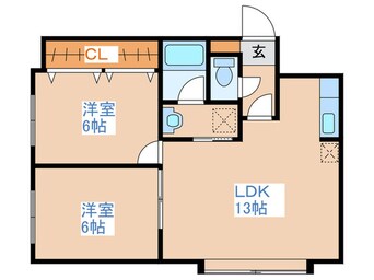 間取図 セラヴィ３９