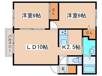 間取図 ルミエールシエルⅠ