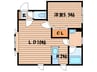 ＡＹ七番館 1LDKの間取り