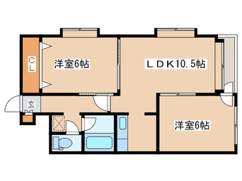 間取図 エスパシオ白石