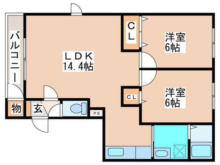 間取り図 パークコート旭山