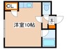 デグネス札幌 1Rの間取り