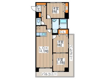 間取図 ラフォーレパークヒル