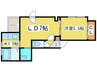 フェニックス円山 1LDKの間取り