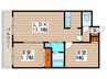 ピュア元町 2LDKの間取り