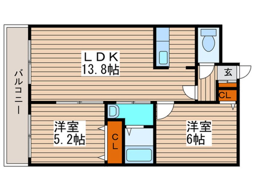 間取図 ピュア元町