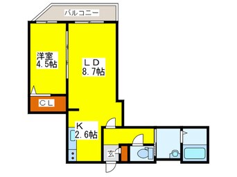 間取図 シャトーライフN２７