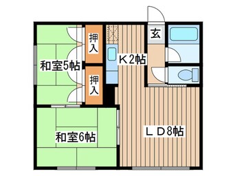 間取図 コ－ポサンシャイン