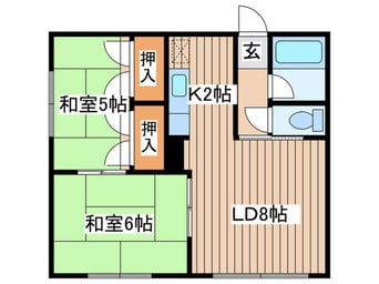 間取図 コ－ポサンシャイン