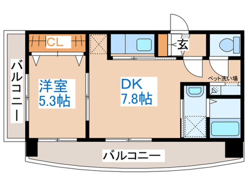 間取図 ソレイユ中島公園Ⅱ