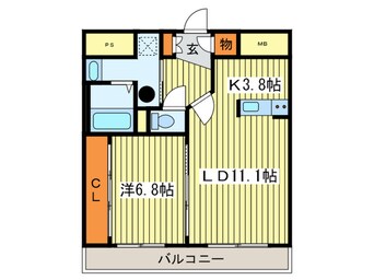 間取図 インペリアル３・７