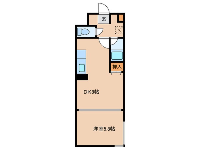 間取図 コートひばりヶ丘
