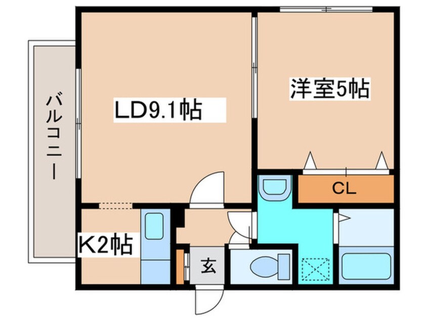 間取図 フェイバリト麻生