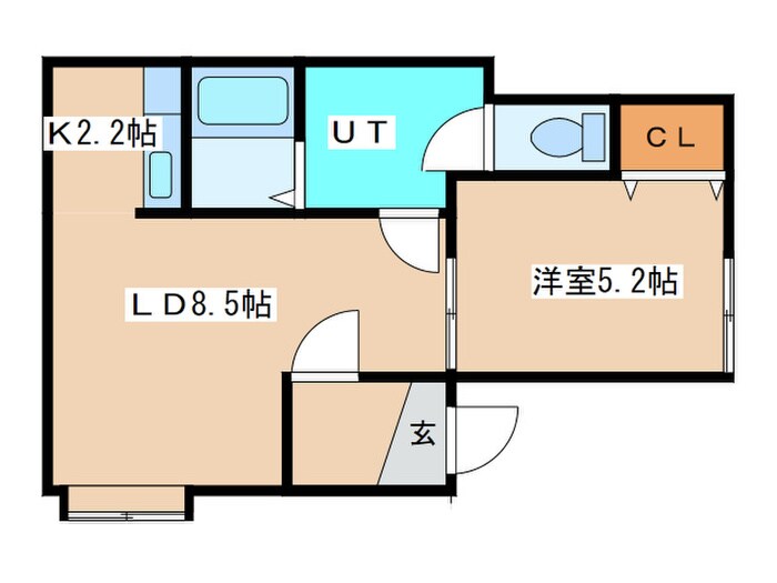 間取り図 ティアナ壱番館