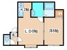 ティアナ壱番館 1LDKの間取り